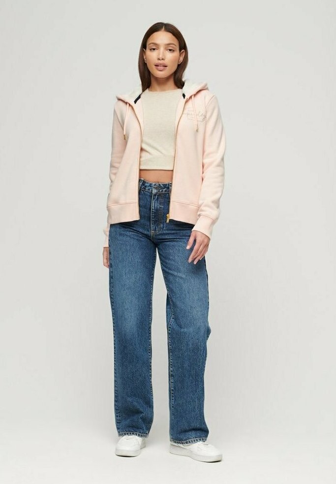 

Толстовка на молнии LUXE Superdry, розовый