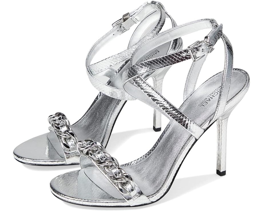 

Туфли Michael Kors Asha Sandal, серебряный