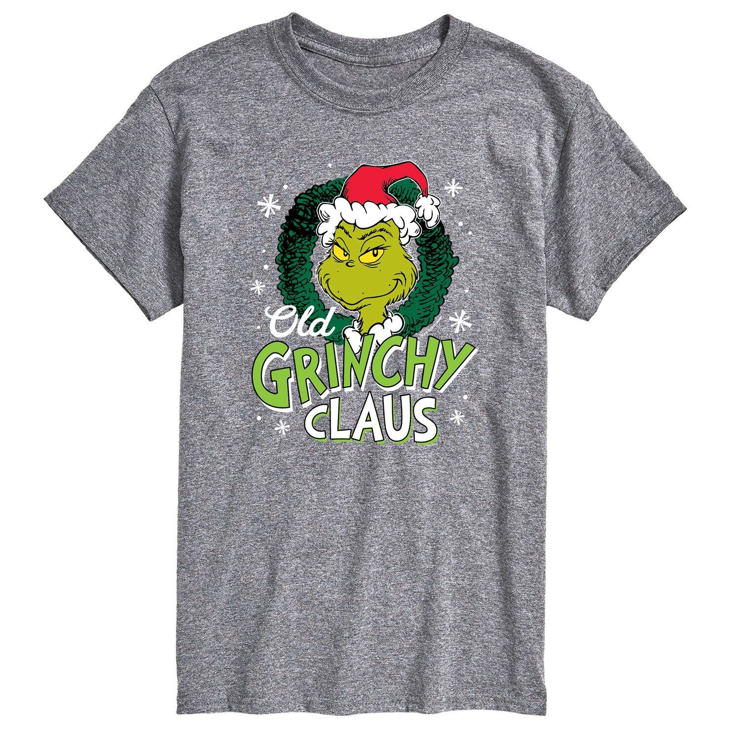 

Мужская футболка Dr. Seuss Grinch Old Grinchy Claus Licensed Character