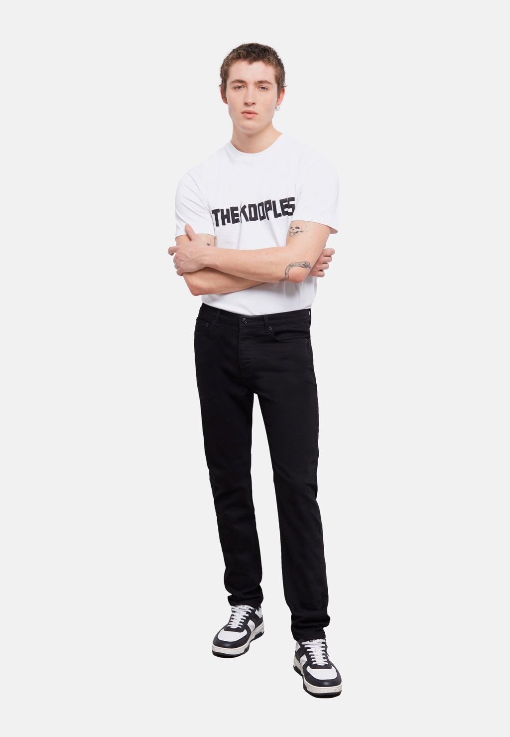 

Джинсы slim fit The Kooples, цвет black brut