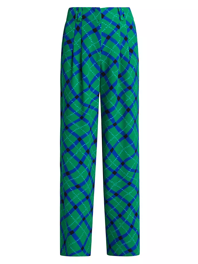 цена Свободные брюки в клетку Bloo Simon Miller, цвет green plaid