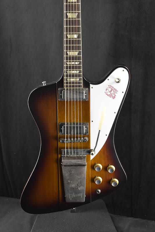 Электрогитара Gibson Murphy Lab 1963 Firebird V With Maestro Vibrola Vintage Sunburst Light Aged Fuller's Exclusive