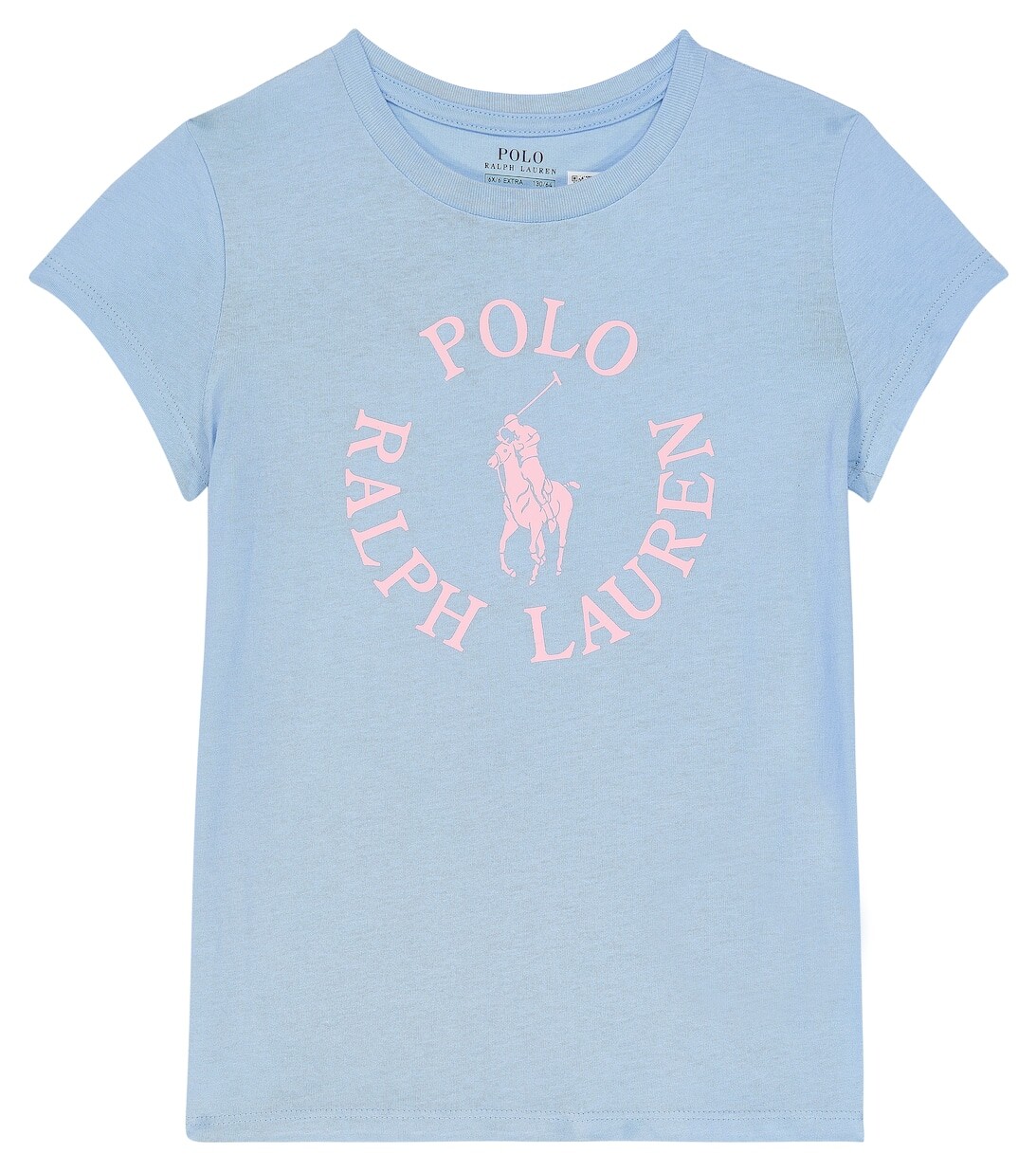 

Футболка из хлопкового джерси с логотипом Polo Ralph Lauren, синий