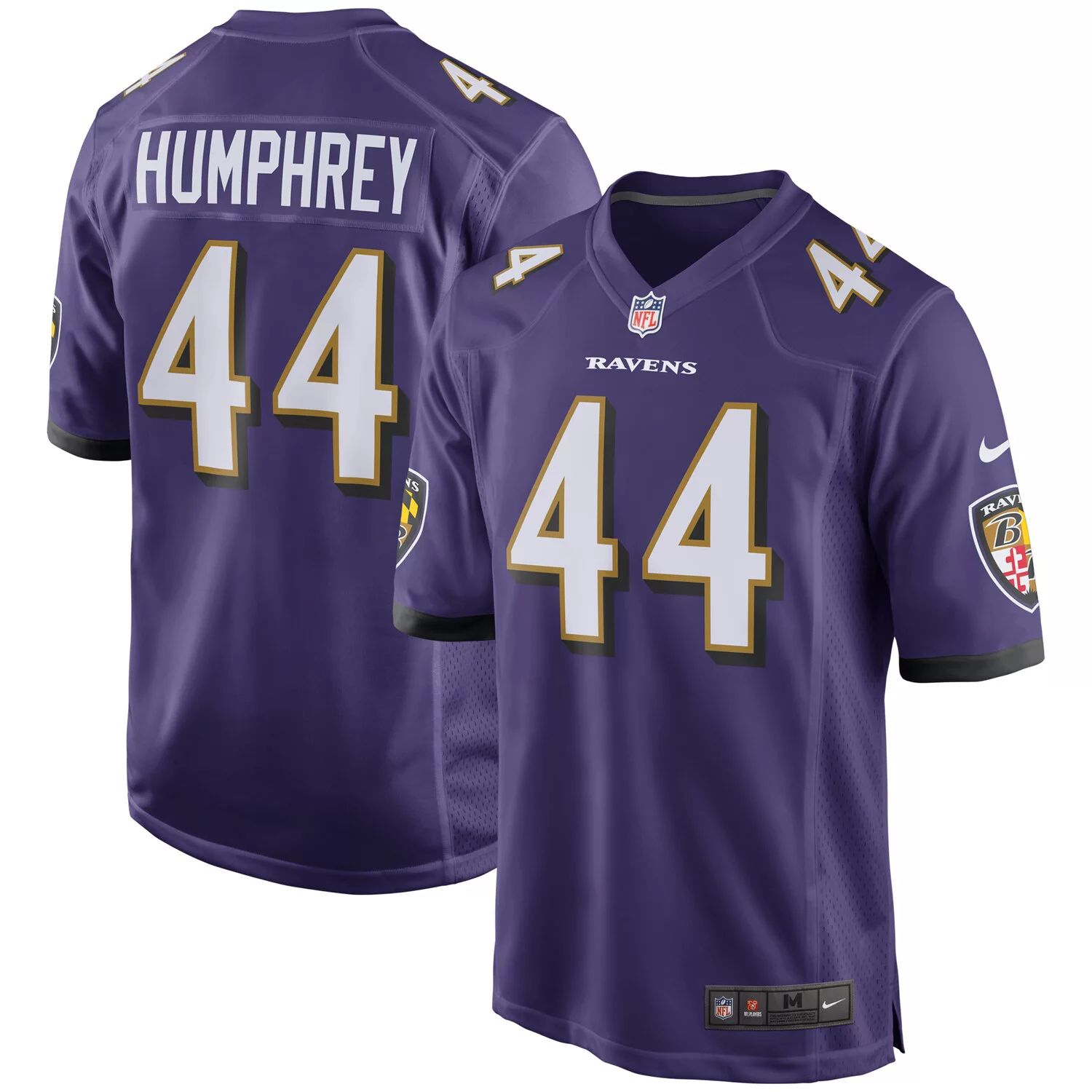 Мужское фиолетовое джерси игрока Marlon Humphrey Baltimore Ravens Player Game Nike