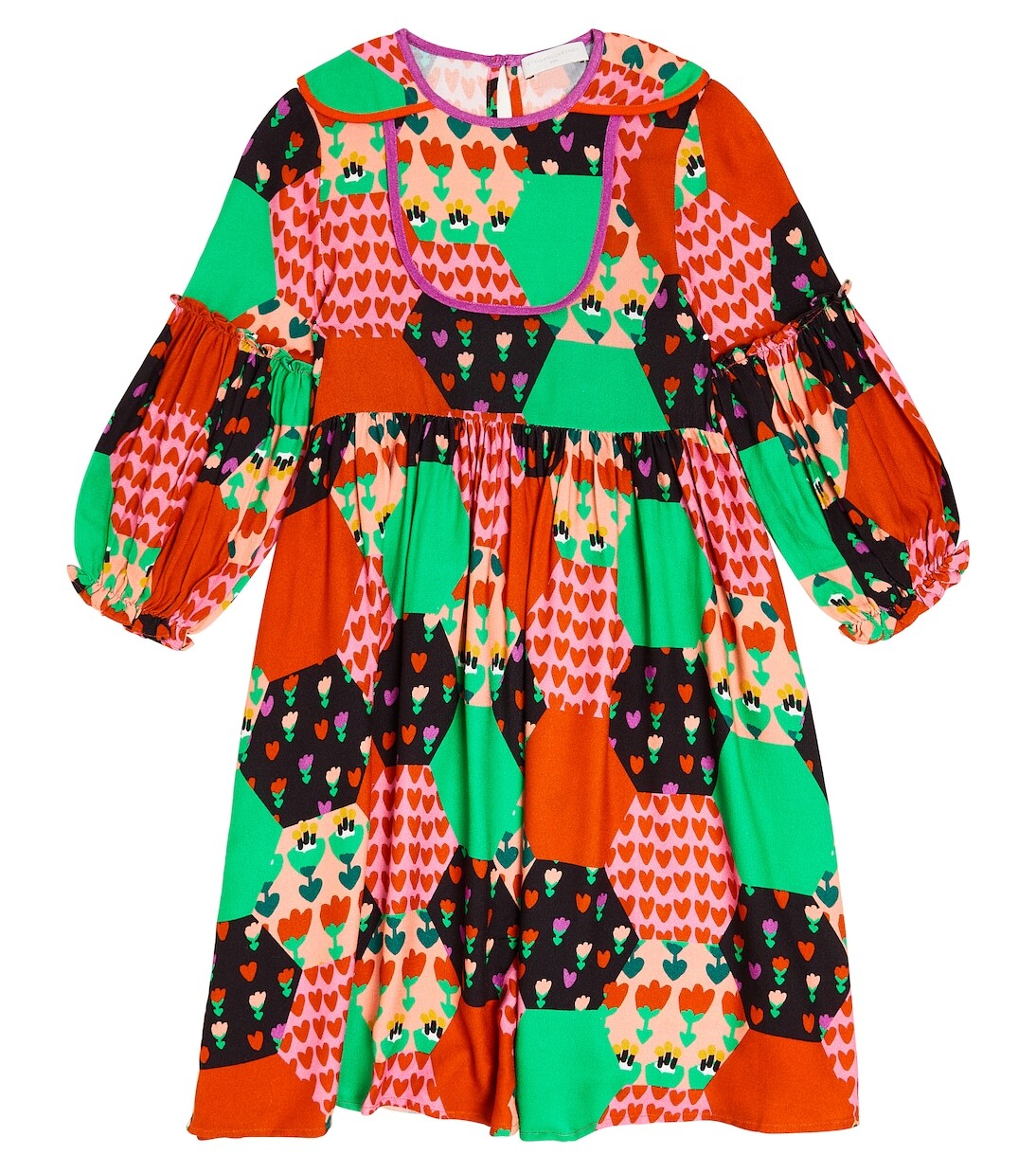 

Платье с принтом Stella Mccartney Kids, мультиколор