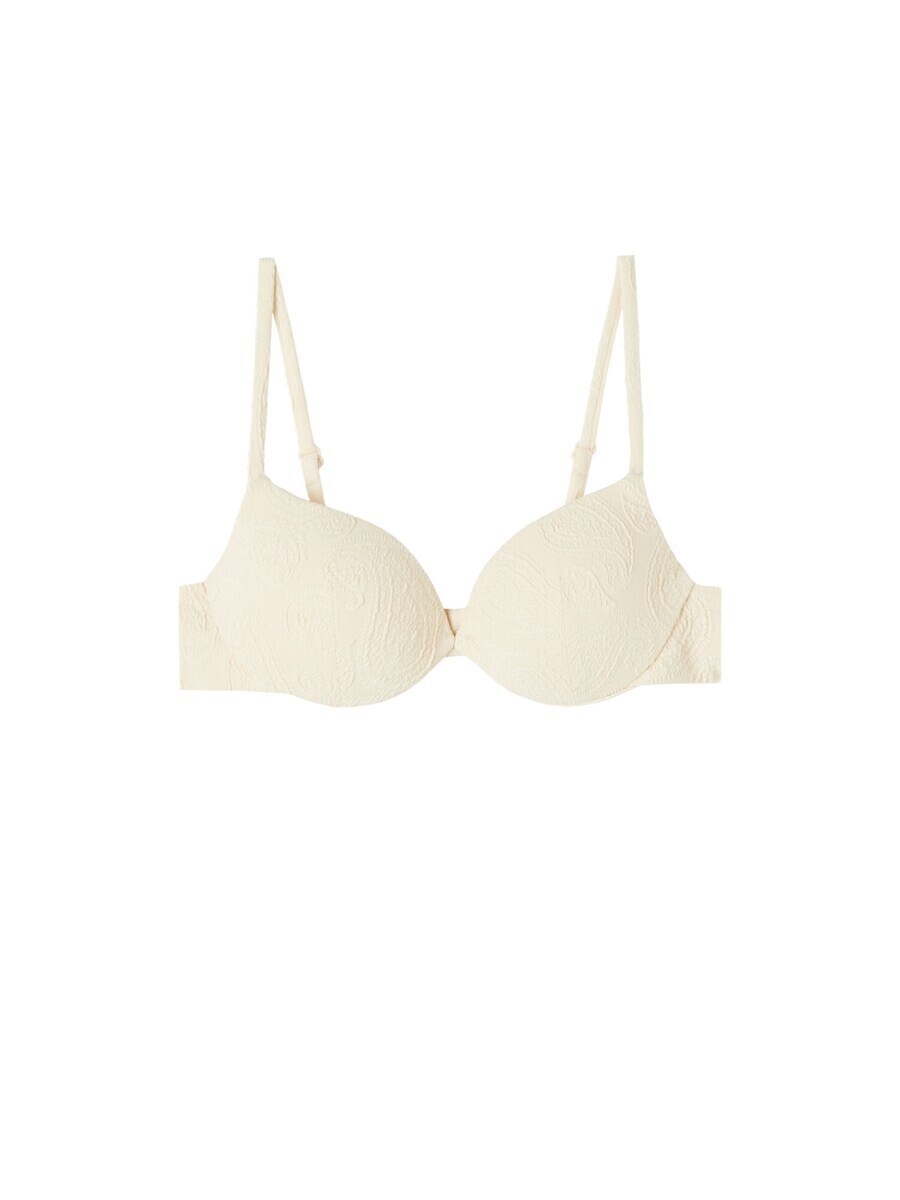 

Топ бикини CALZEDONIA Push-up Bikini Top, бежевый