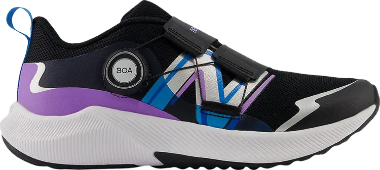 

Кроссовки Dynasoft Reveal v4 BOA Big Kid 'Black Purple Fade', черный