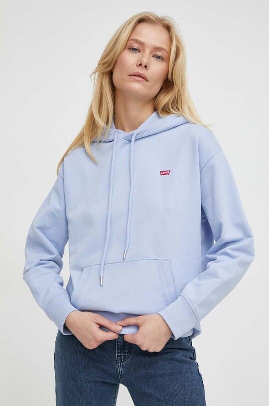 

Хлопковая толстовка Levi's, синий