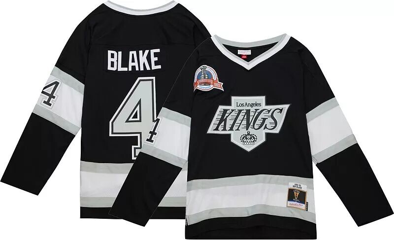 

Винтажная копия майки Mitchell & Ness Los Angeles Kings Роба Блейка # 4 1992 года