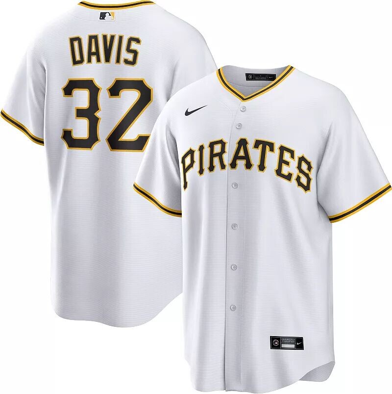 

Мужская белая майка Nike Pittsburgh Pirates Генри Дэвис № 32