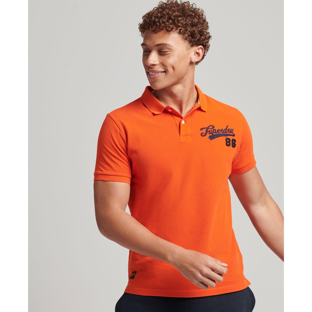

Поло Superdry Vintage Superstate, оранжевый