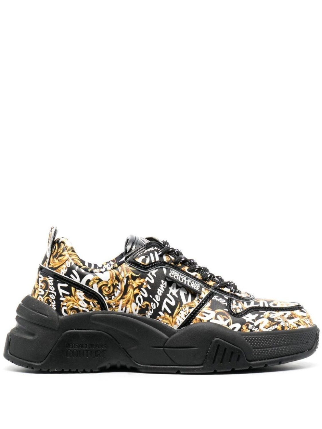 

Versace Jeans Couture кроссовки с принтом Logo Brush Couture, черный