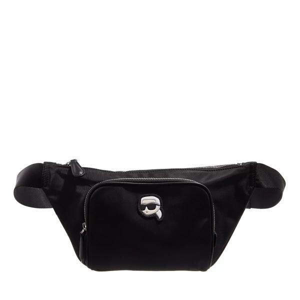 

Поясная сумка ikonik 2.0 nylon bumbag Karl Lagerfeld, черный