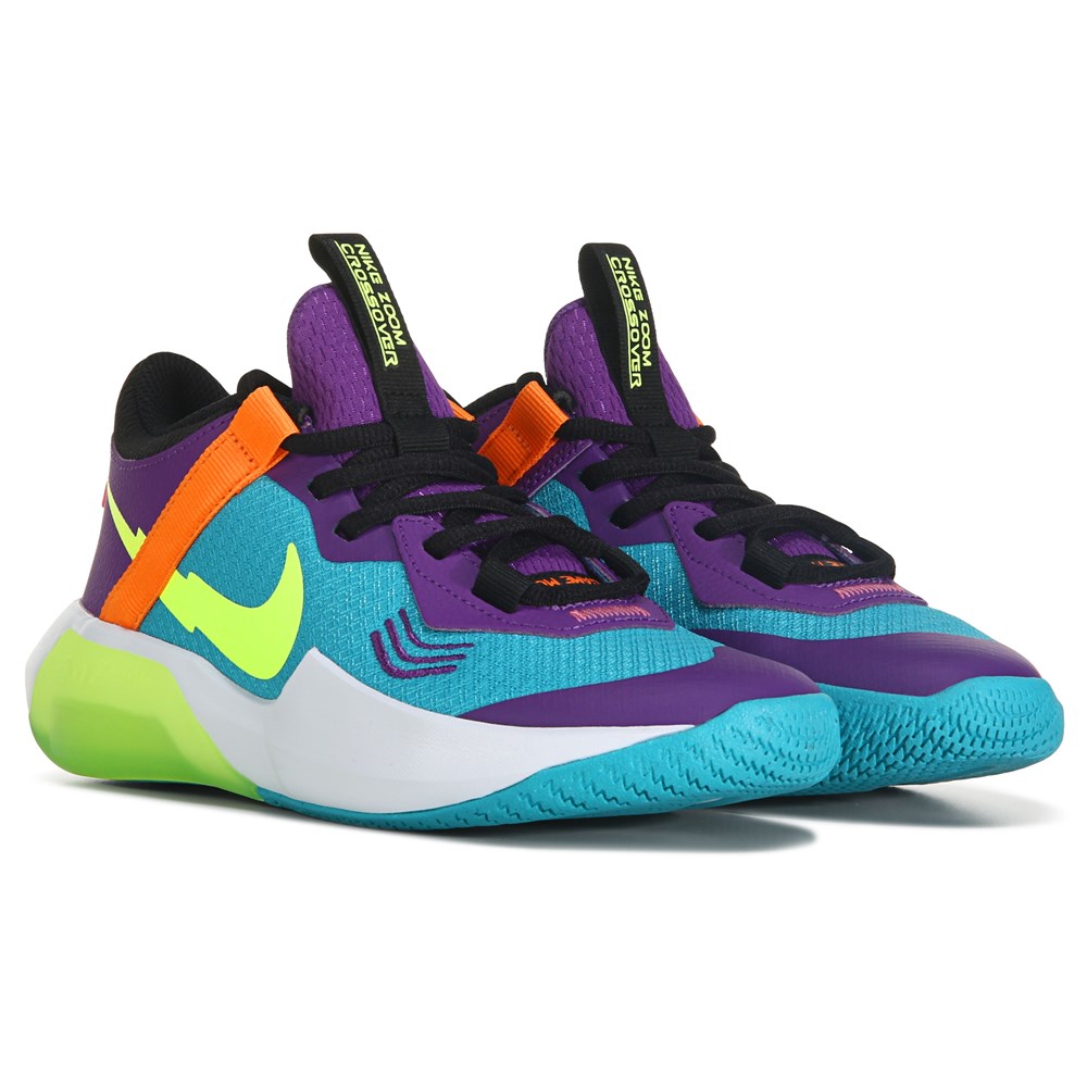 

Детские баскетбольные кроссовки Air Zoom Crossover Big Kid Nike, бирюзовый