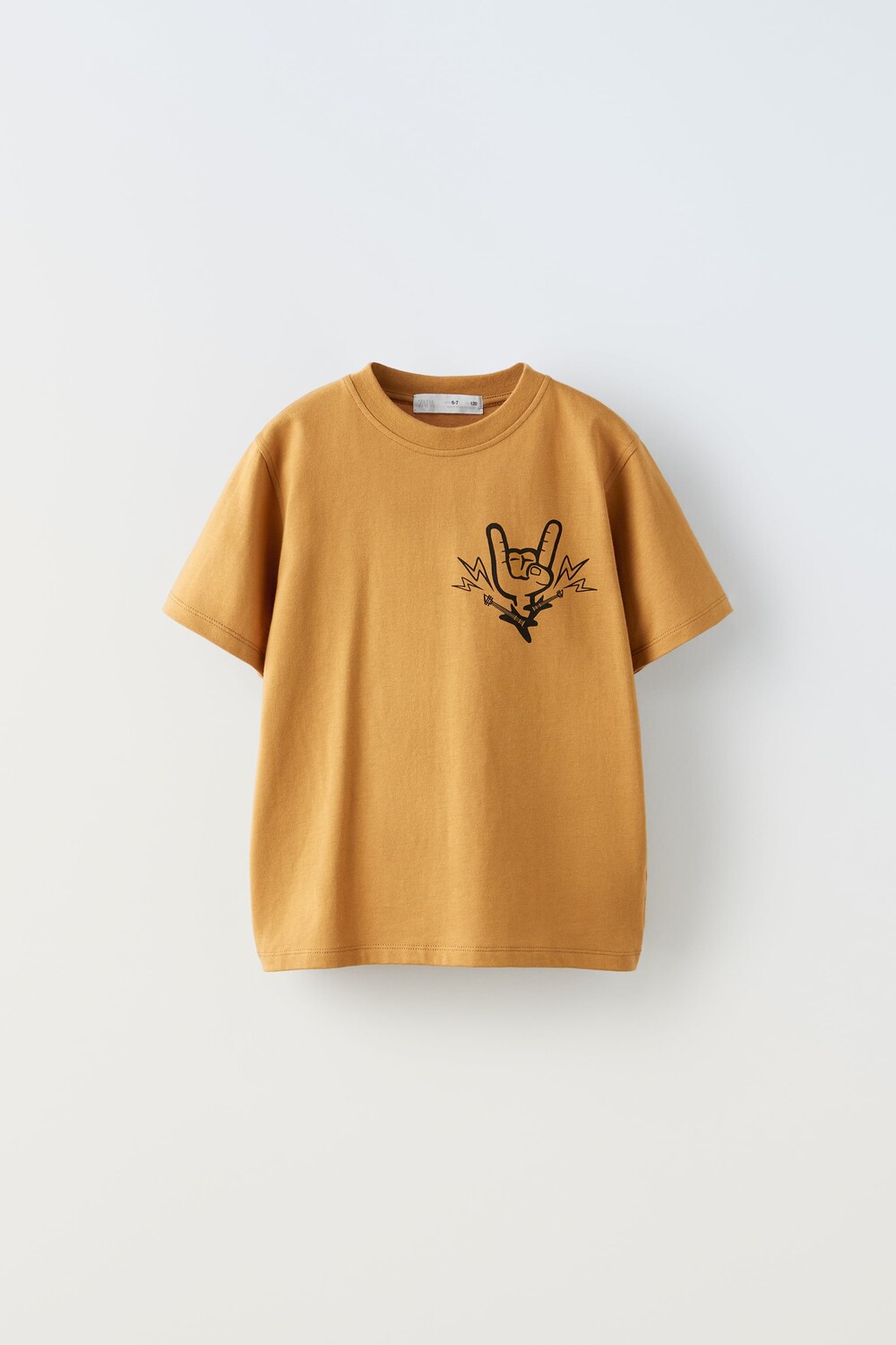 

Футболка с гитаре Zara, средний верблюд