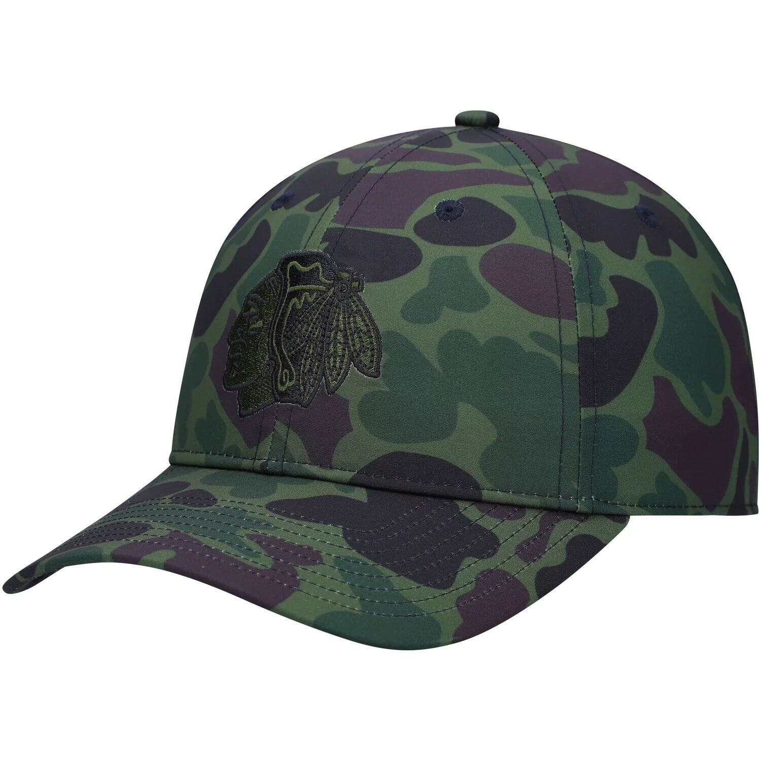 

Мужская регулируемая кепка adidas Camo Chicago Blackhawks Locker Room Slouch