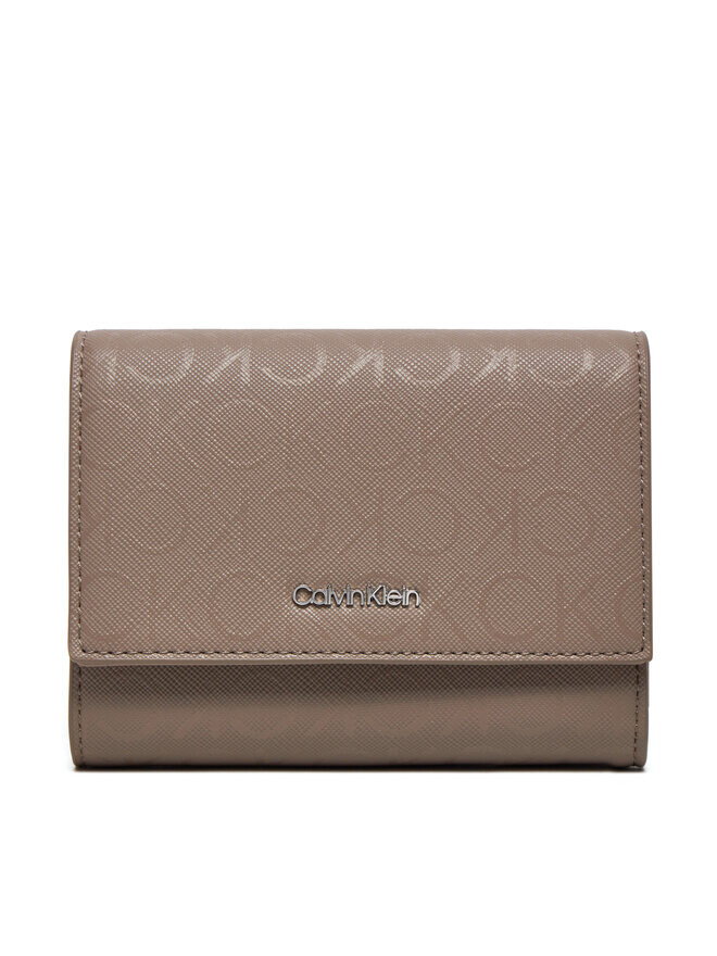 

Кошелек Ck Must Md Trifold Calvin Klein, серый