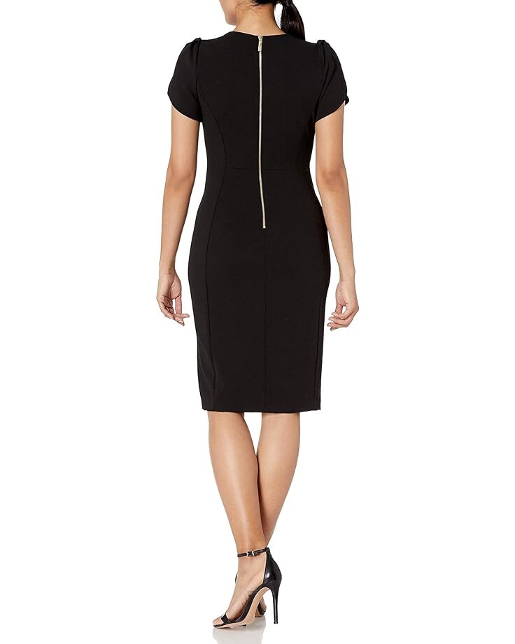 

Платье Calvin Klein Women's Essential Sleeveless Sheath, цвет Black 3