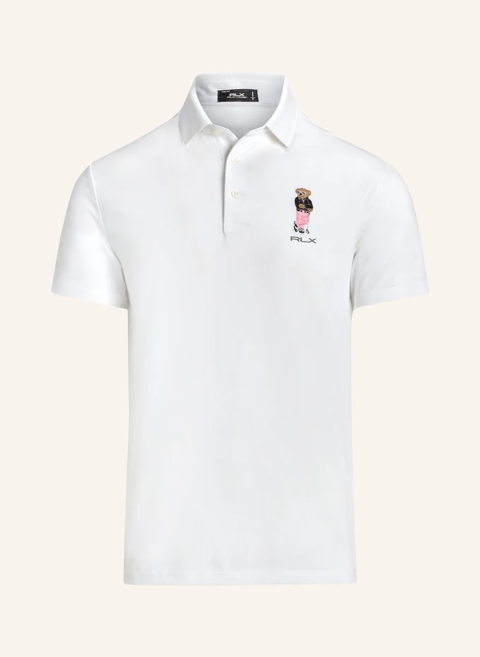 

Рубашка-поло из пике индивидуального кроя Rlx Ralph Lauren, белый