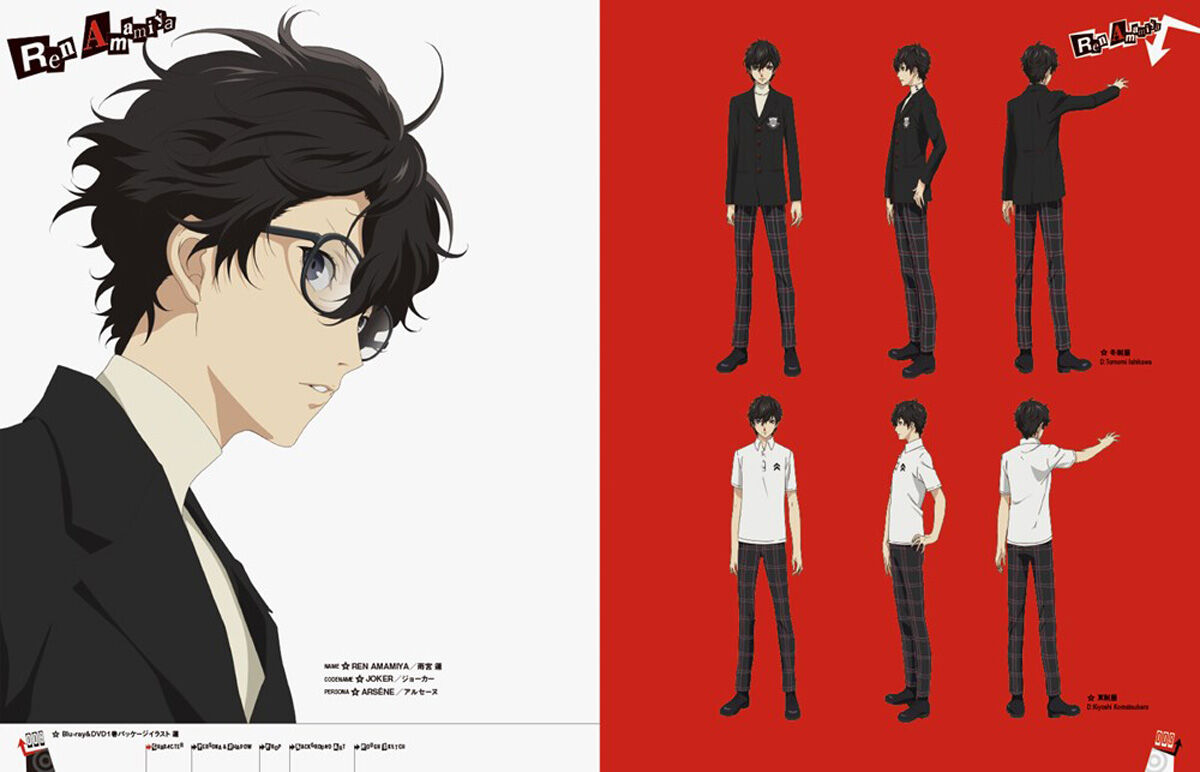 

Манга Persona 5: The Animation Material Book