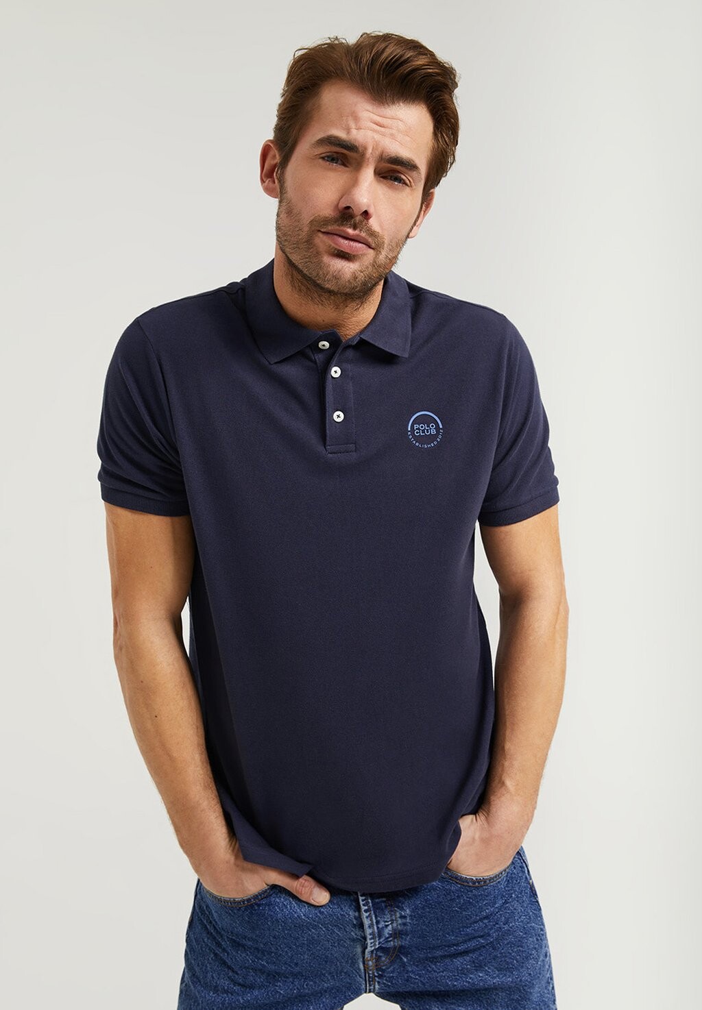 

Рубашка-поло Regular Fit Polo Club, цвет navy
