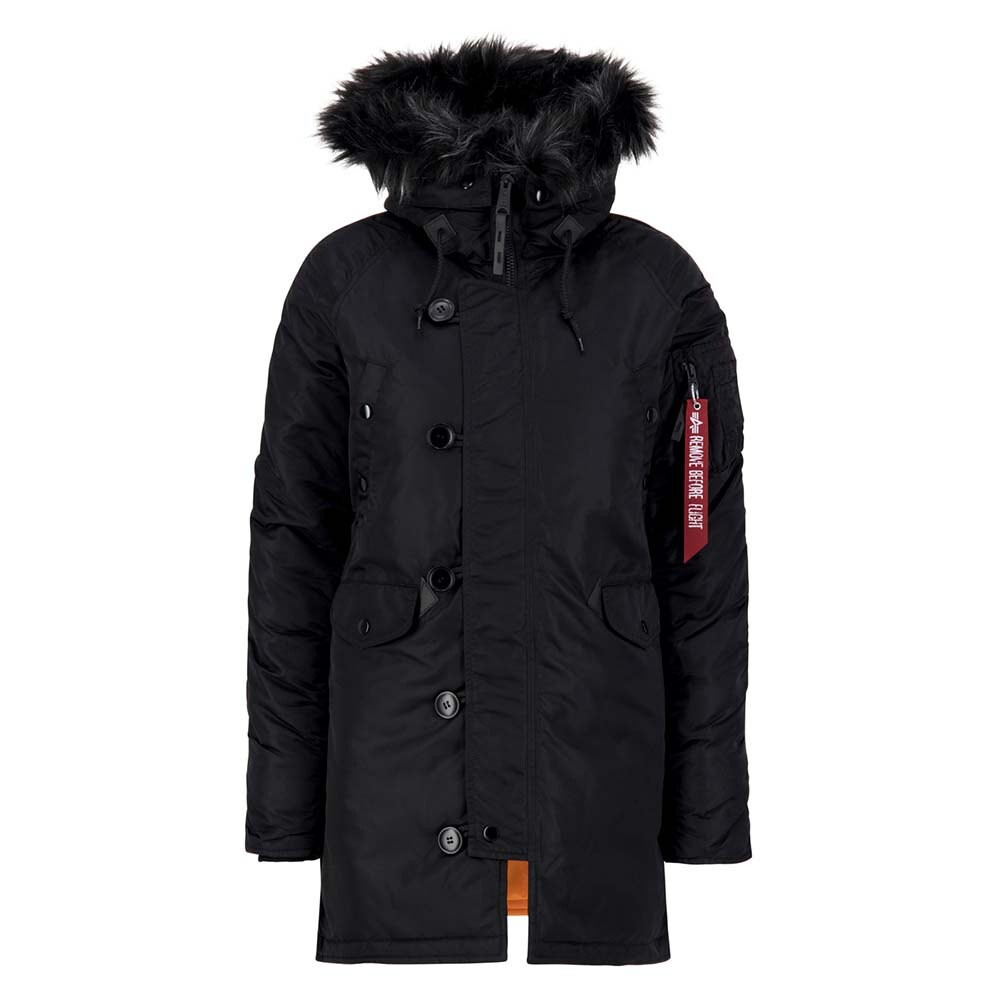 Куртка Alpha Industries N3B VF 59, черный куртка alpha industries n3b airborne хаки