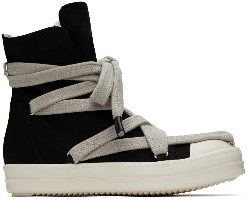 

Черные кроссовки Hexa Rick Owens DRKSHDW
