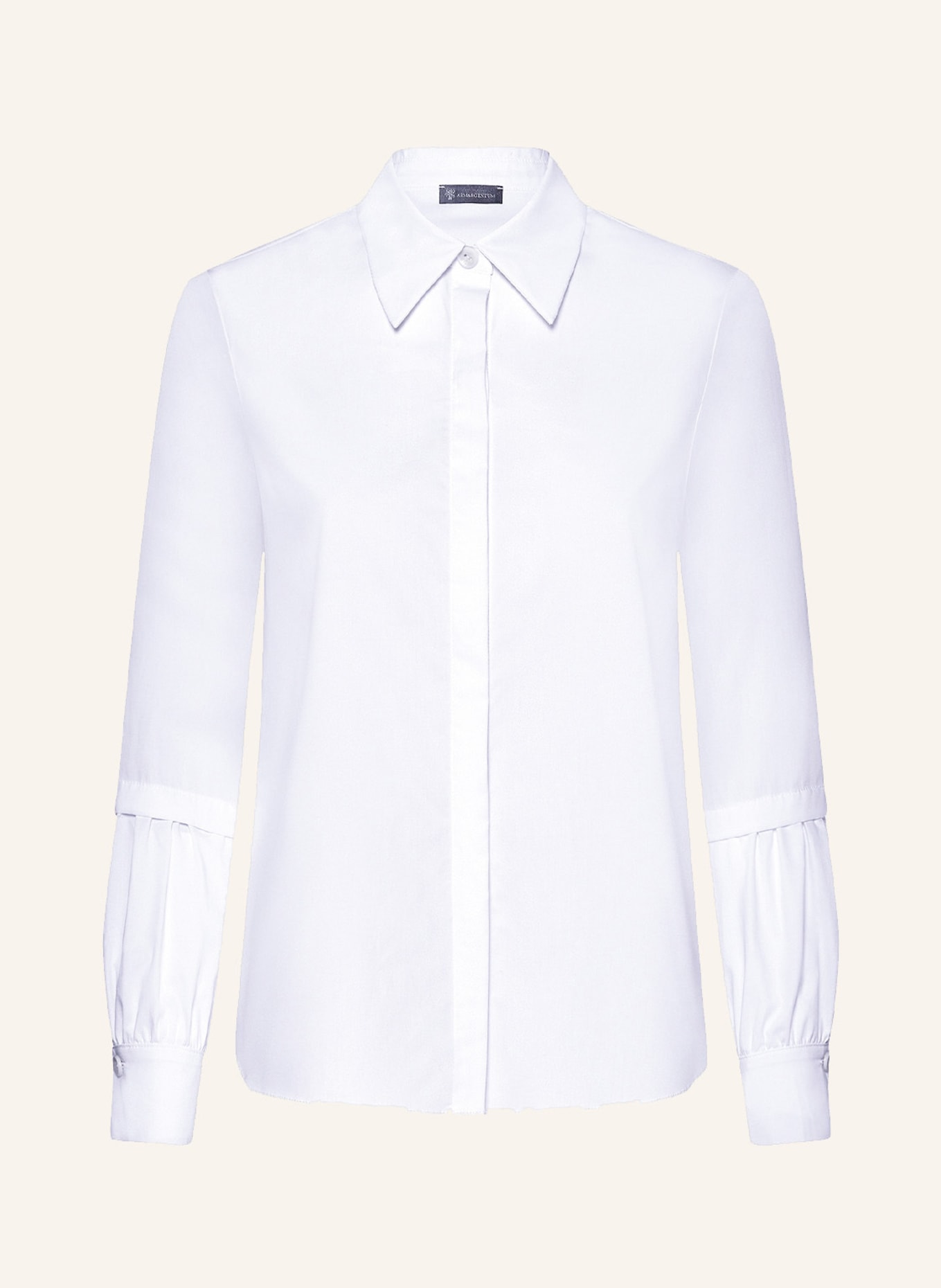 Блуза рубашка ARMARGENTUM GLADYS, белый