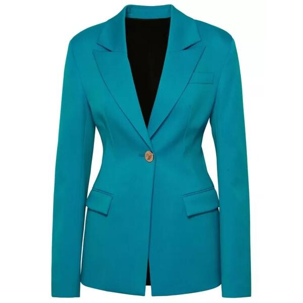 

Куртка light wool blazer The Attico, синий