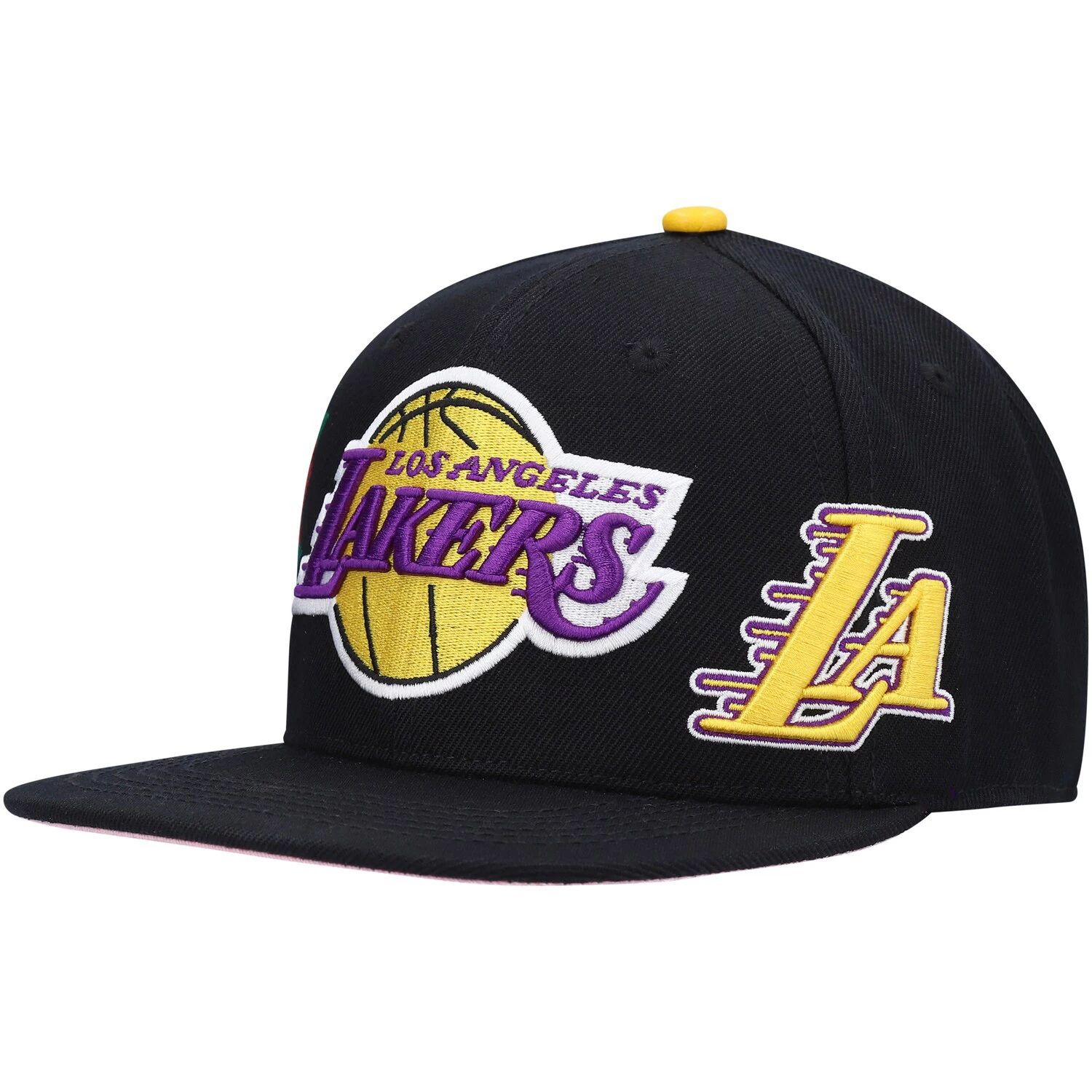 

Мужская кепка Pro Standard черная Los Angeles Lakers Roses Snapback