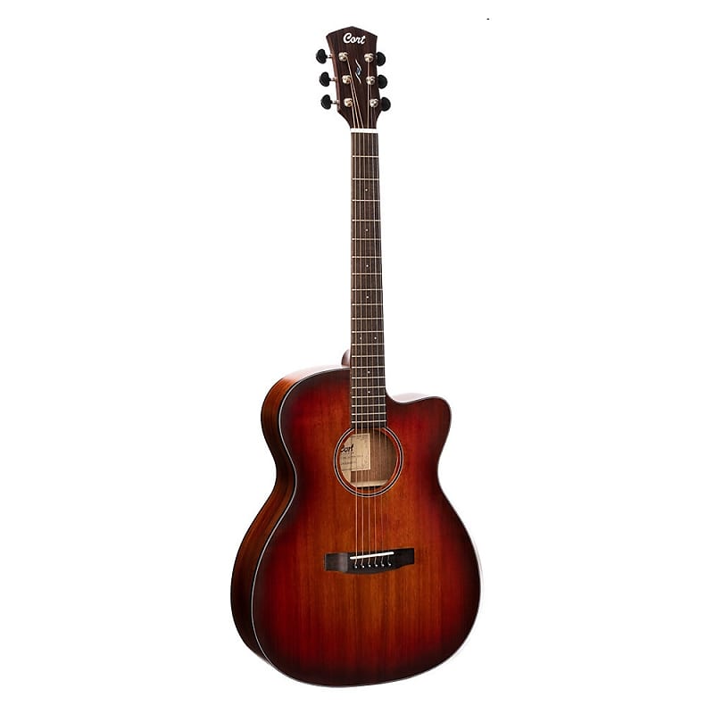 Акустическая гитара CORT BLACKWOOD OCOPLB Core Series Solid Wood Acoustic/Electric Guitar