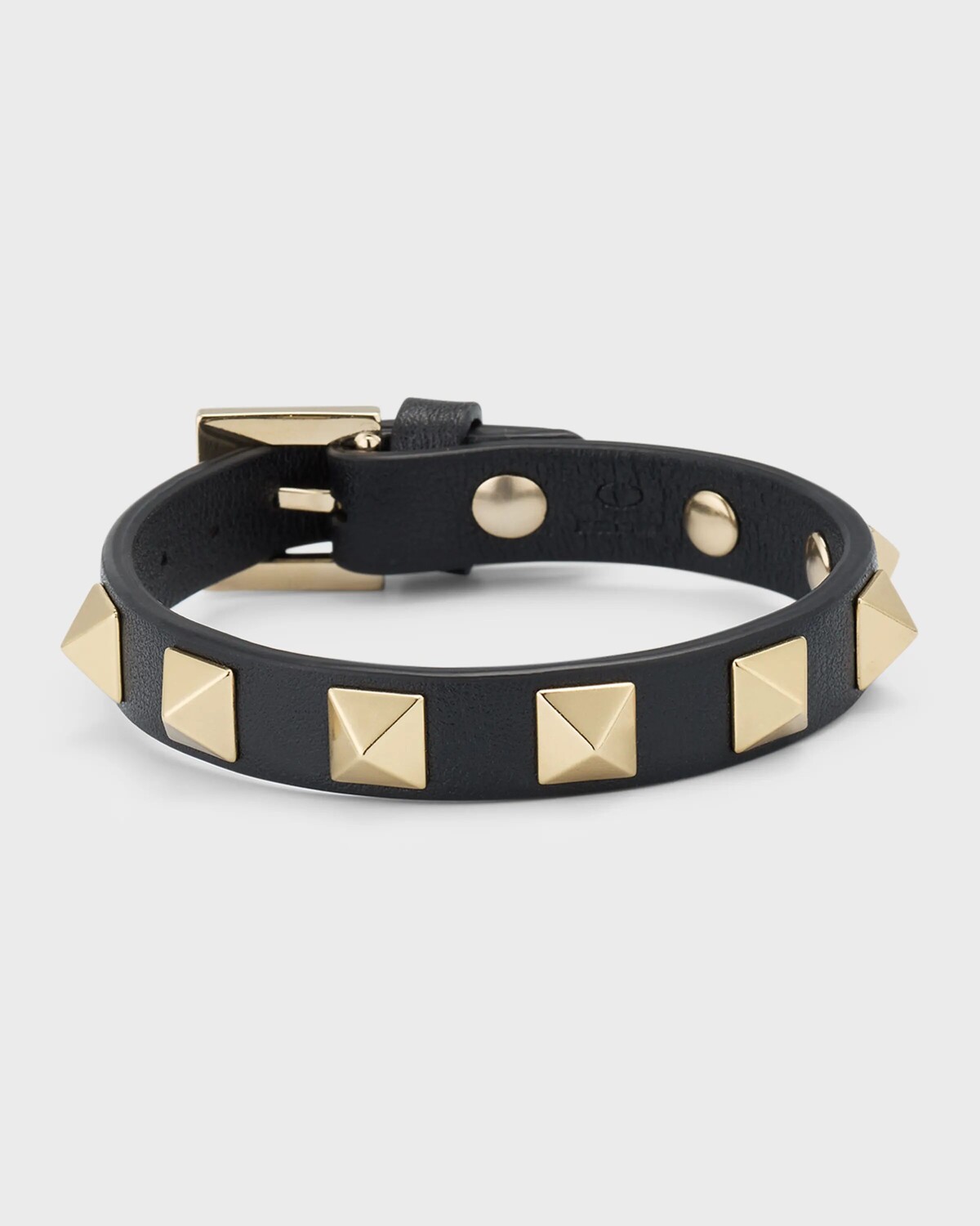 

Кожаный браслет Rockstud Valentino Garavani, цвет Black