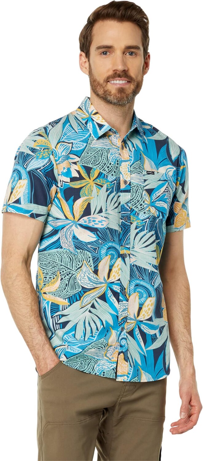 

Oasis Eco Modern Тканая рубашка с короткими рукавами O'Neill, цвет MDT Blue
