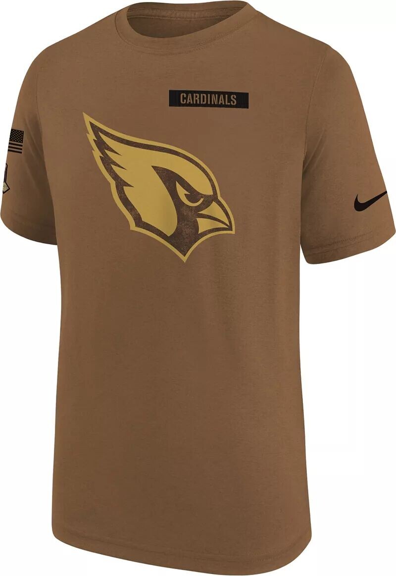 

Коричневая футболка Nike Youth Arizona Cardinals 2023 Salute to Service