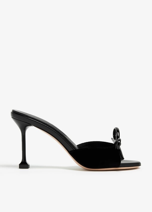 

Сандалии Miu Miu Velvet, черный