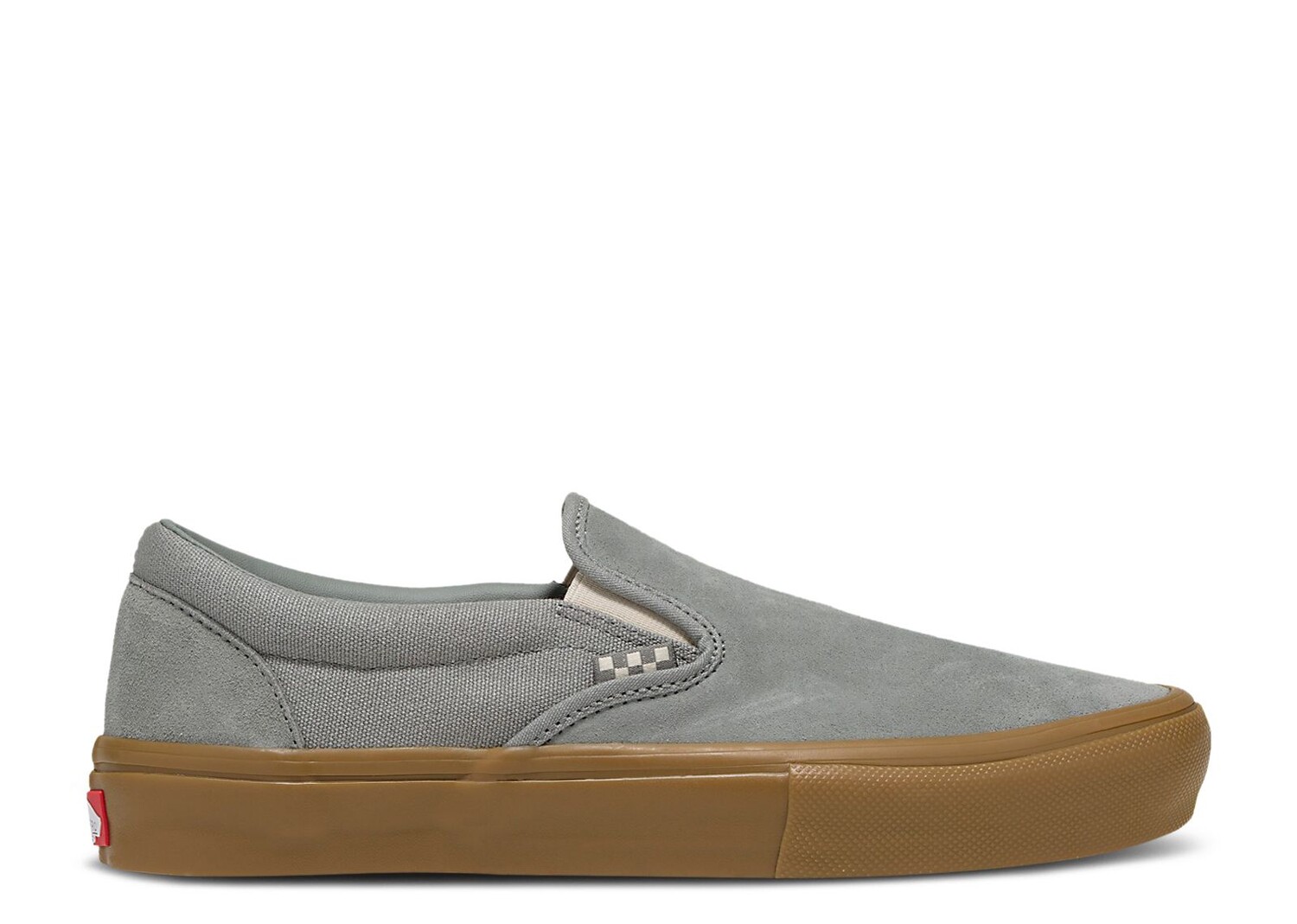 

Кроссовки Vans Skate Slip-On 'Grey Gum', серый, Серый;белый