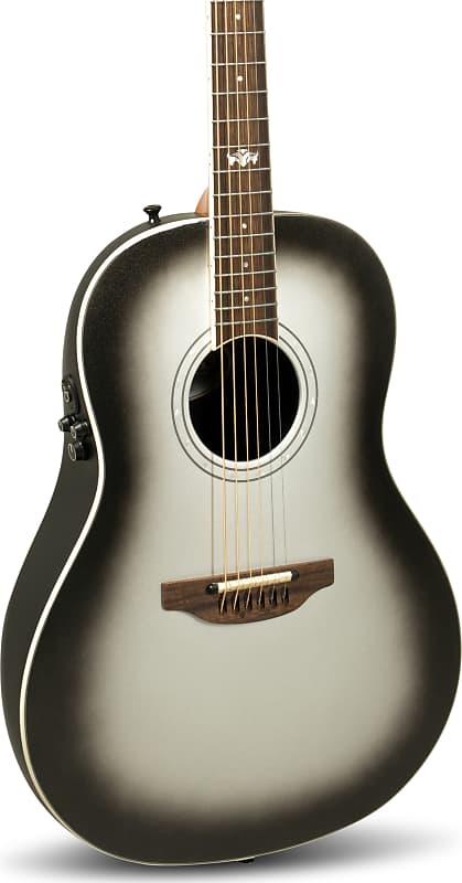 Акустическая гитара Ovation Ultra Mid-Depth Acoustic-Electric Guitar, Silver Shadow w/ Gig Bag фотографии