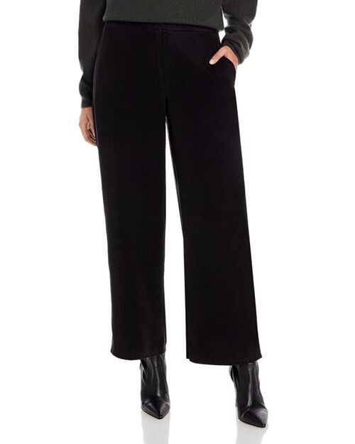 

Брюки до щиколотки с высокой талией Eileen Fisher, цвет Black