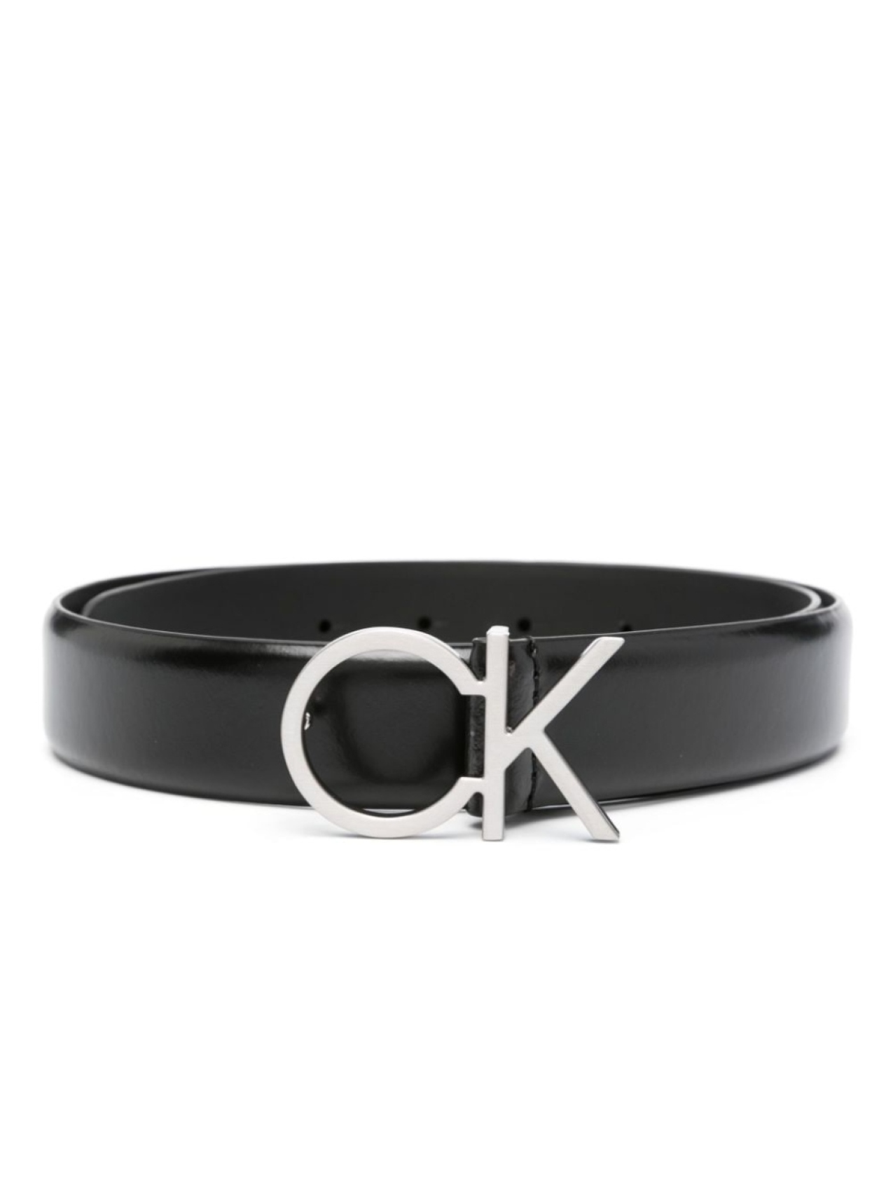 

Calvin Klein ремень с пряжкой-логотипом, черный