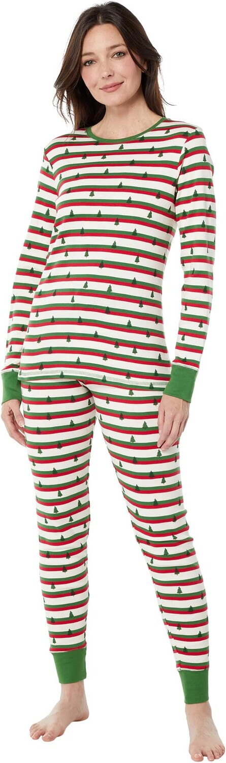 

Пижамный комплект из органического хлопка Silhouette Pines Hatley, белый