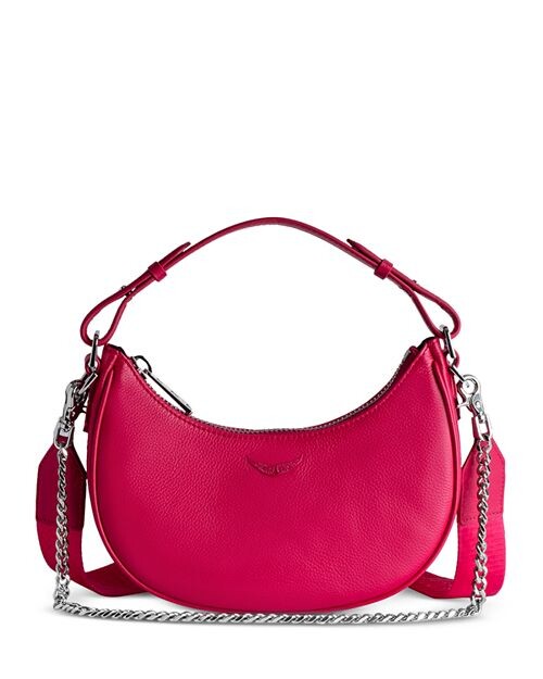 

Маленькая сумочка Moonrock из зерненой кожи Zadig & Voltaire, цвет Pink