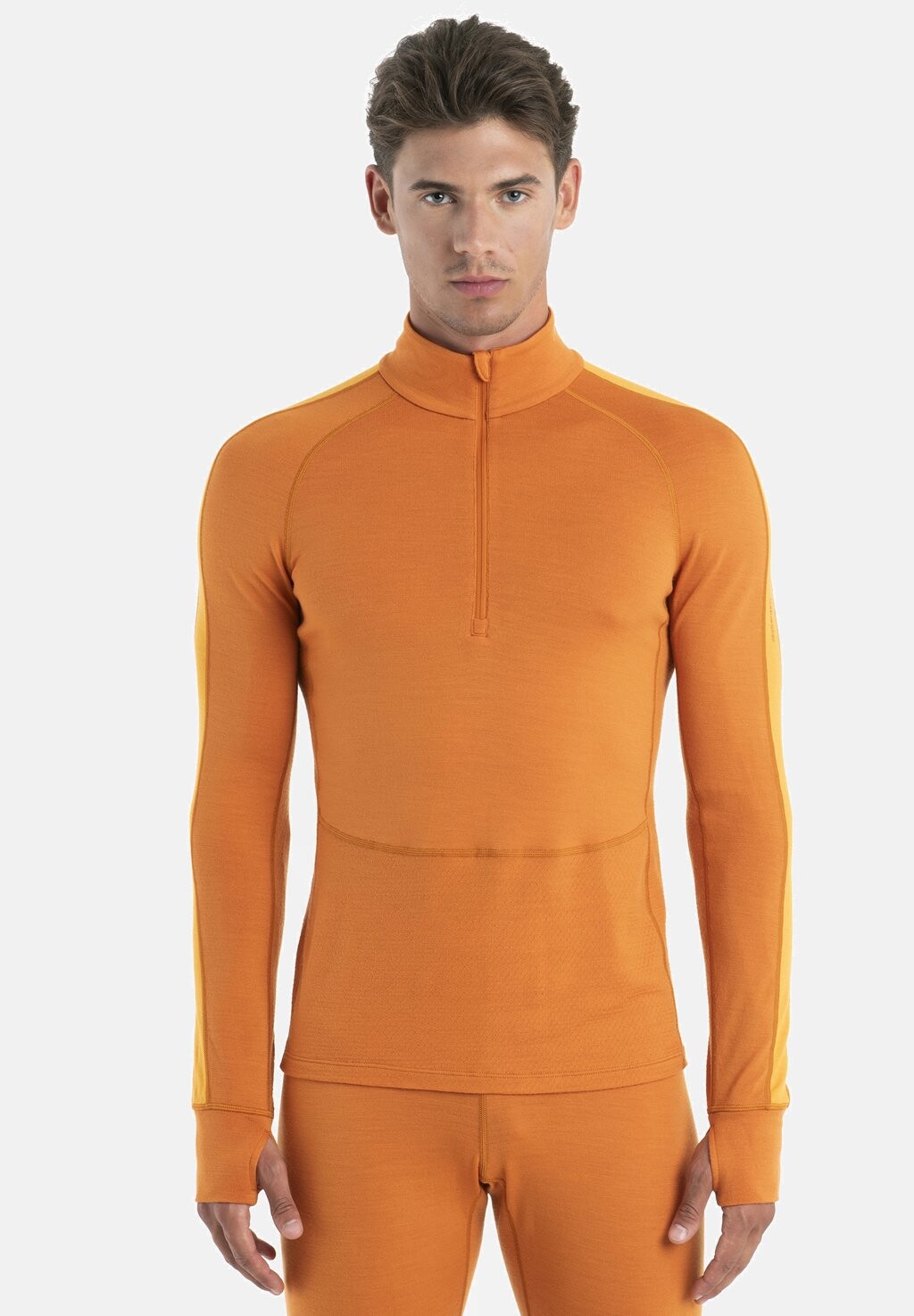 

Футболка с длинными рукавами Merino Zoneknit 260 Ls Half Zip Icebreaker, цвет earth solar cb