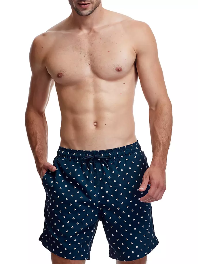

Шорты для плавания с принтом Gottex Swimwear, синий