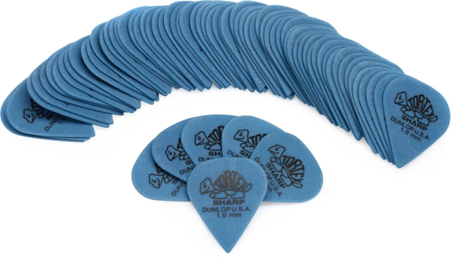 

Медиаторы Dunlop 412R100 Tortex Sharp, синие, 1,00 мм (72 шт.)