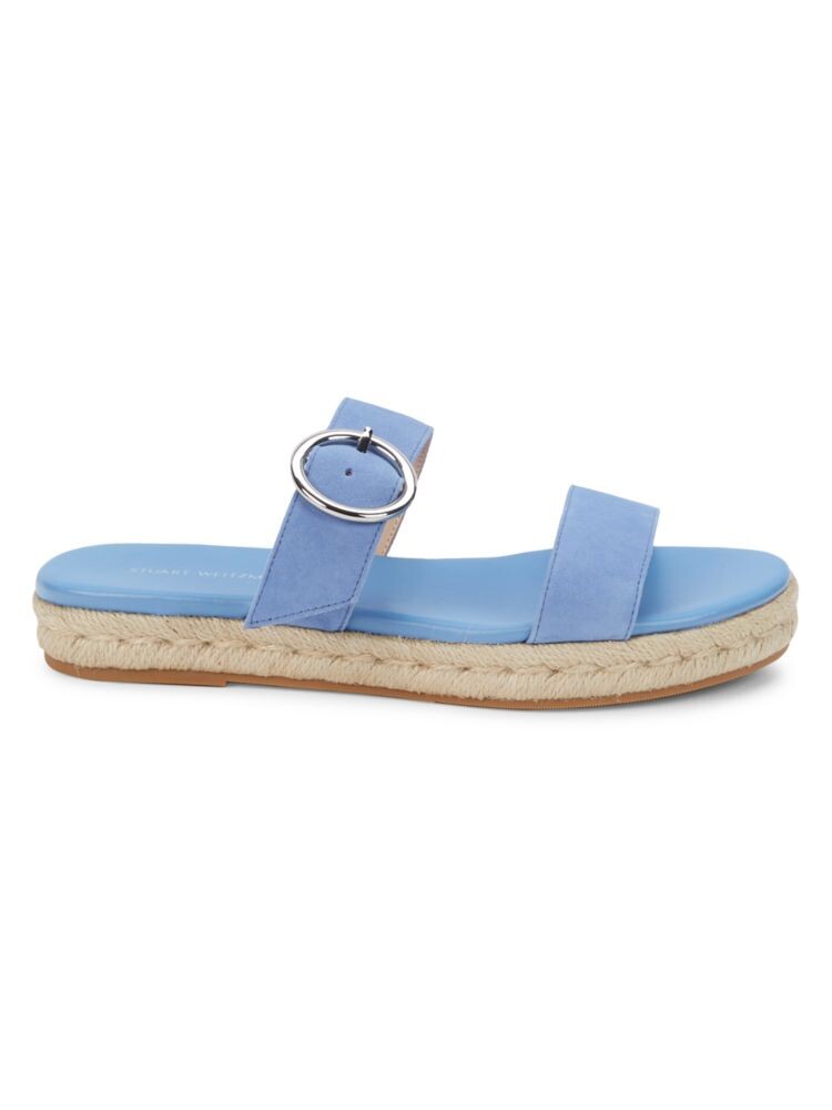 

Замшевые эспадрильи сандалии Stuart Weitzman, цвет Periwinkle