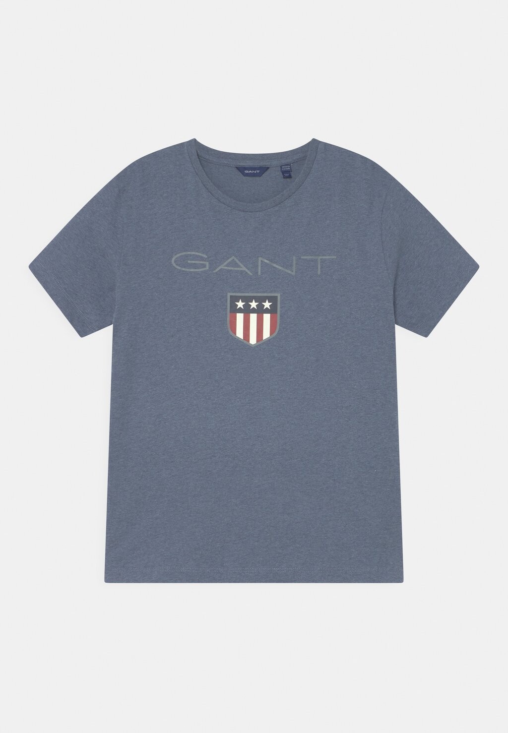 

Футболка с принтом SHIELD UNISEX GANT, цвет indigo blue melange