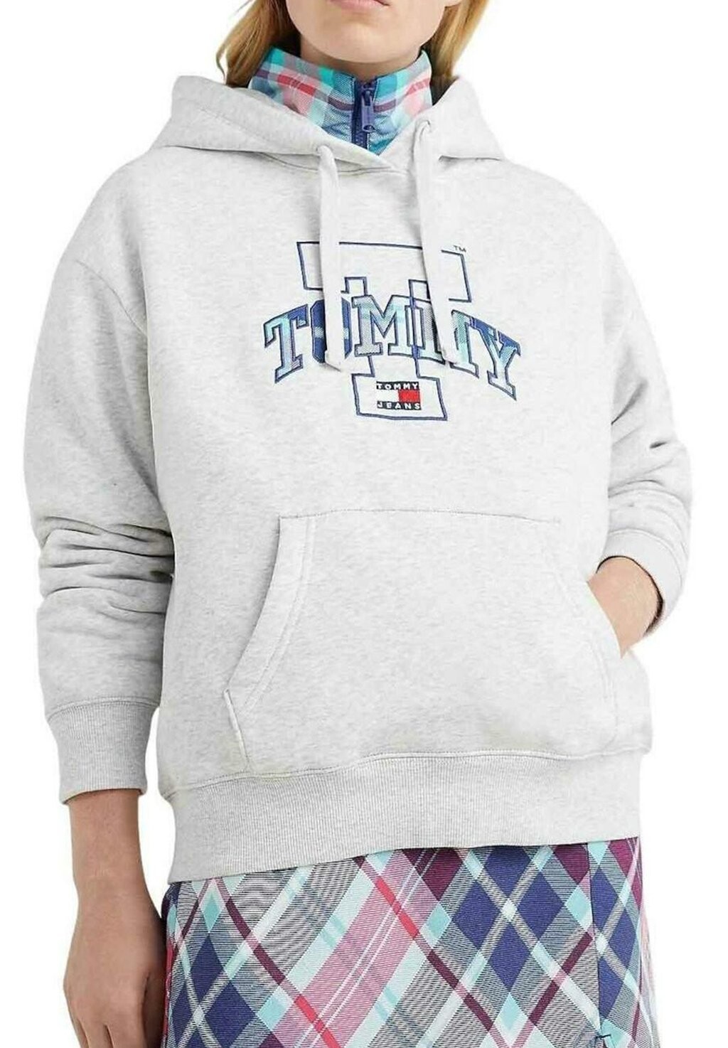 

Худи с капюшоном Tommy Hilfiger, серый