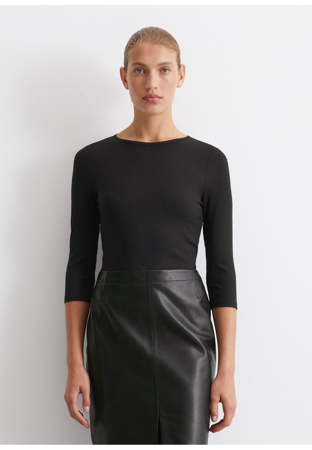 

Рубашка с длинным рукавом 3/4 SLEEVE FINE BINDING AT NECK Marc O'Polo, черный