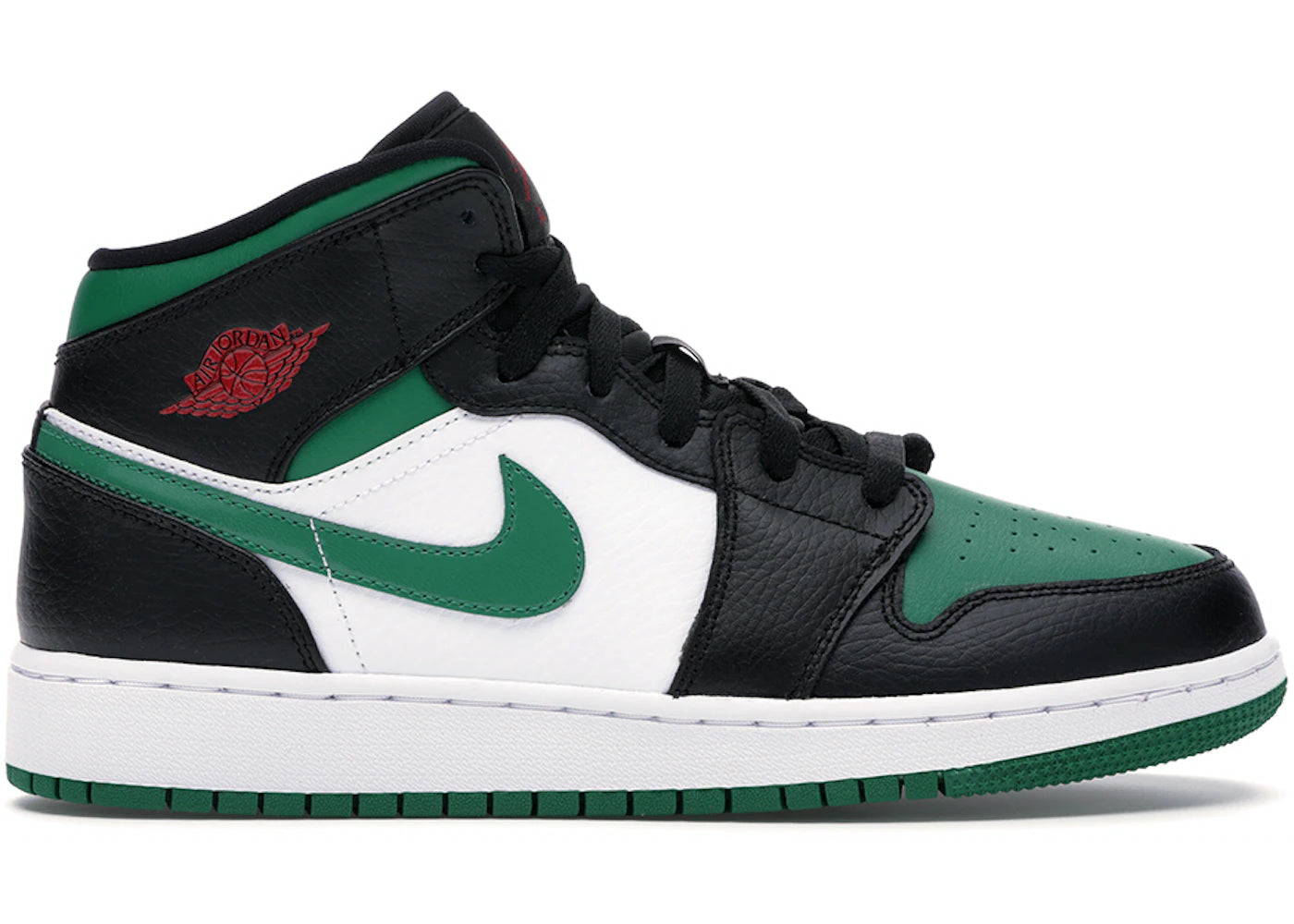 

Кроссовки Jordan 1 Mid Green Toe