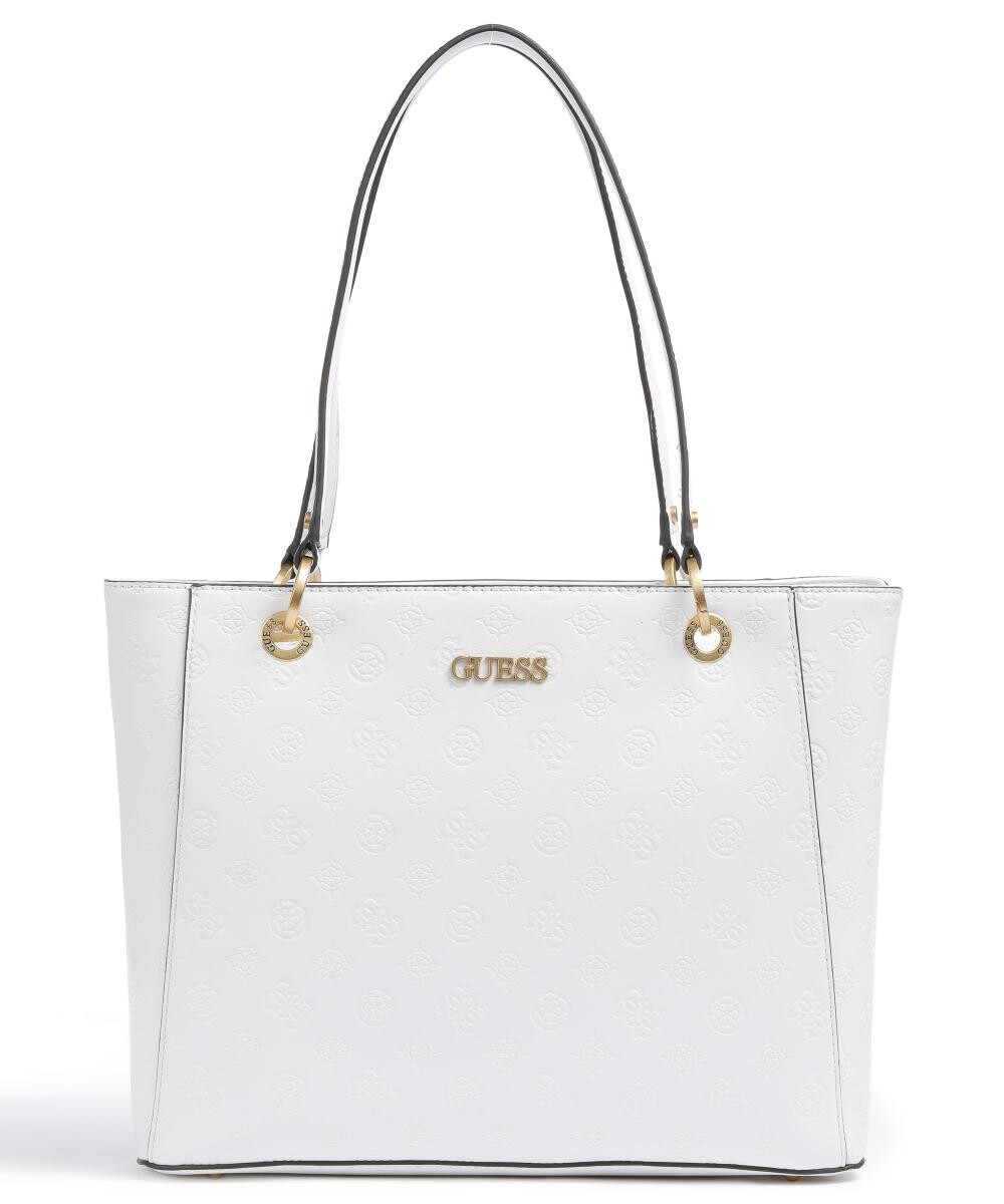 

Шоппер Geva из искусственной кожи Guess, белый